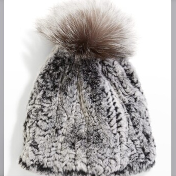 Surrell Faux Rabbit Fur Beanie - Picture 1 of 6